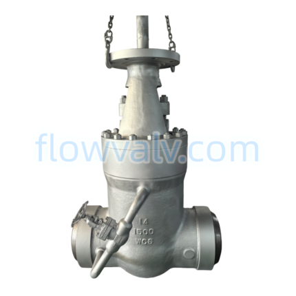 Cast Cr-Mo Steel WC6 1500LB Pressure Seal Bonnet Gate Valve with Bypass