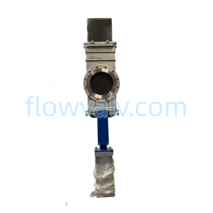 Through Conduit Knife Gate Valve with Pneumatic Cylinder