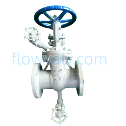 DIN WCB Gate Valve with Auxiliary Drill in Position G and Position I